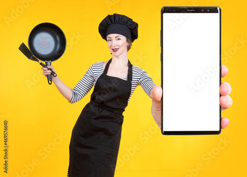 Culinary blog. A girl in a ...
