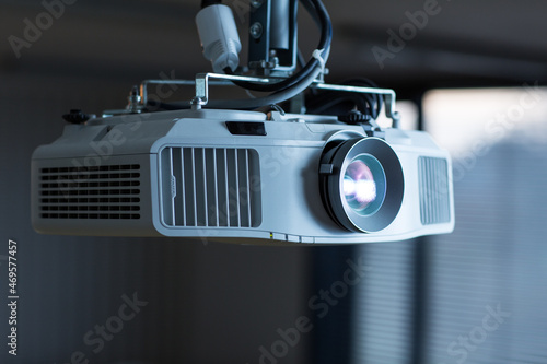Obraz na płótnie Modern laser projector in a conference room