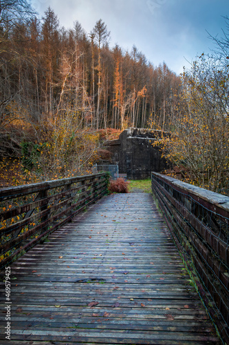 The bridge over the river Mellte photo