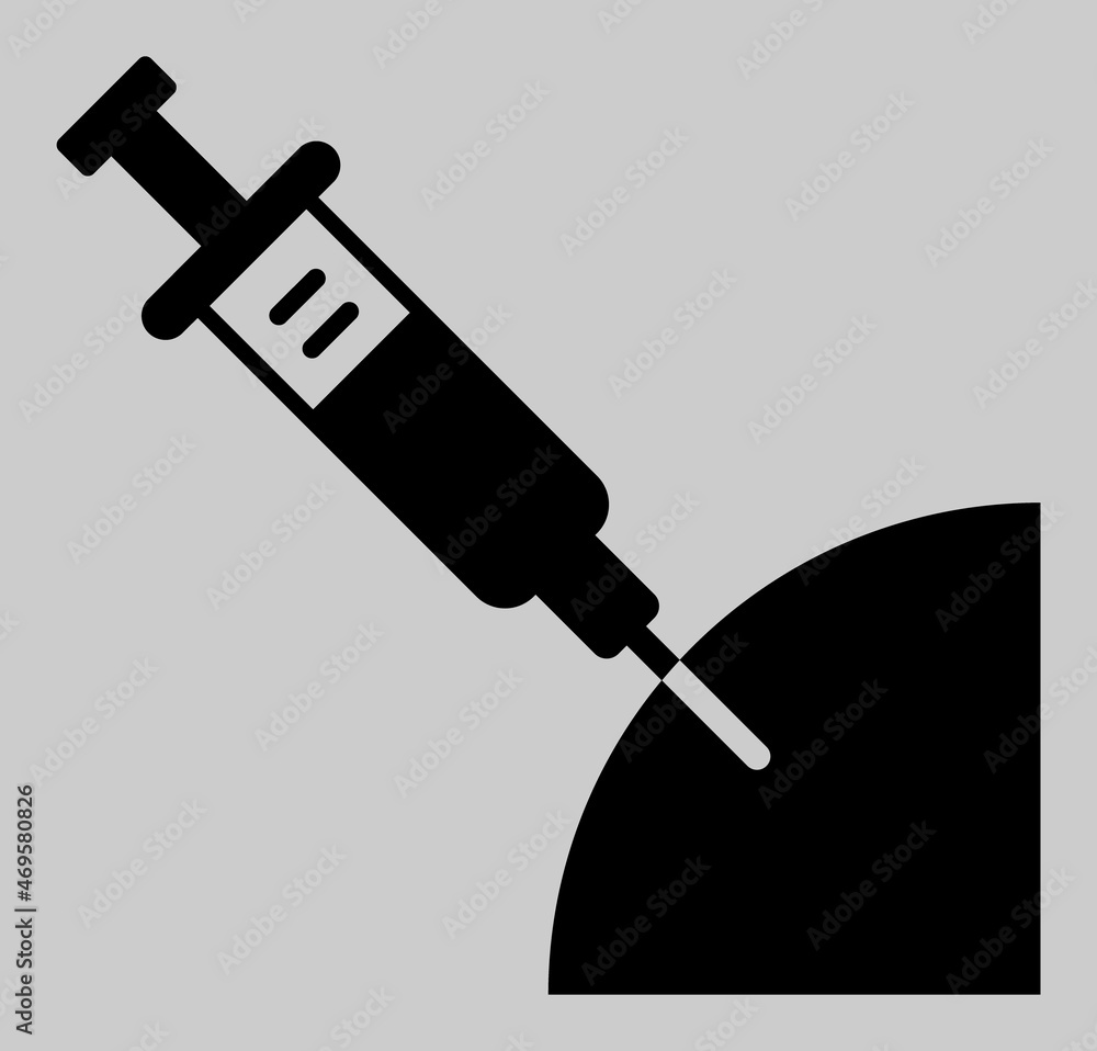 Inoculation vector illustration. An isolated flat icon illustration of inoculation with nobody. Inoculation vector illustration. An isolated flat icon illustration of inoculation with nobody.