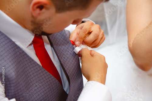 Beautiful and romantic wedding, groom and bride! Family and Braque.