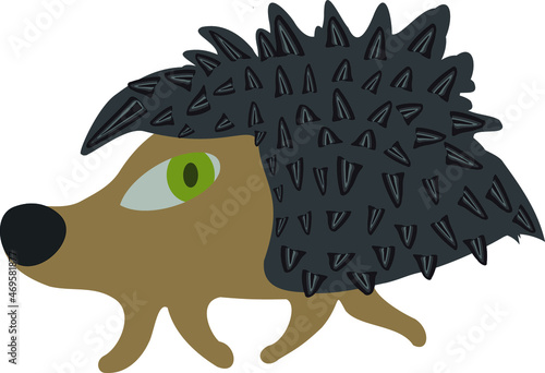 Cartoon hedgehog
