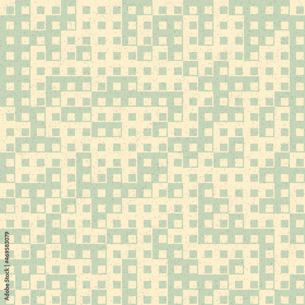 Fototapeta premium Abstract Geometric Pattern generative computational art illustration