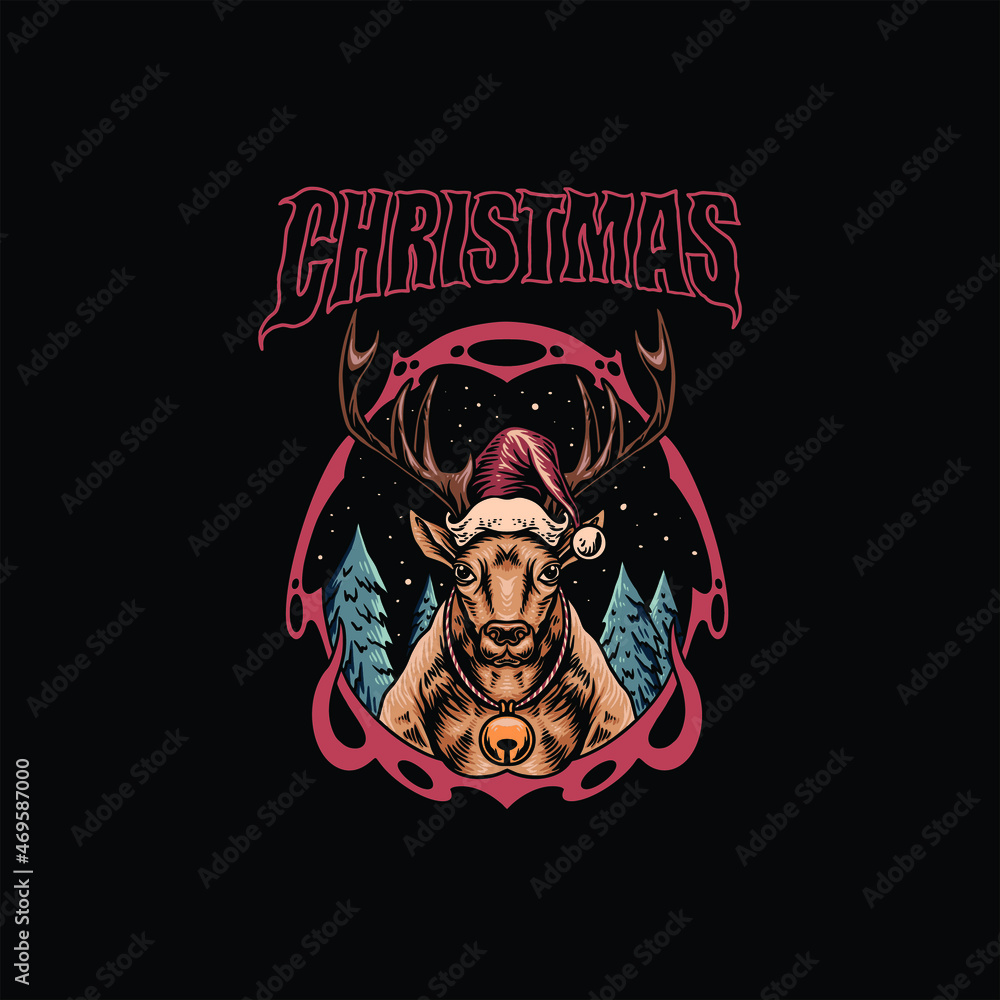 christmas illustration vector design