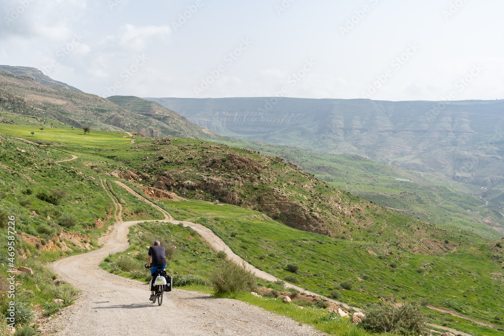 Cycling the Jordan bike trail in Jordan