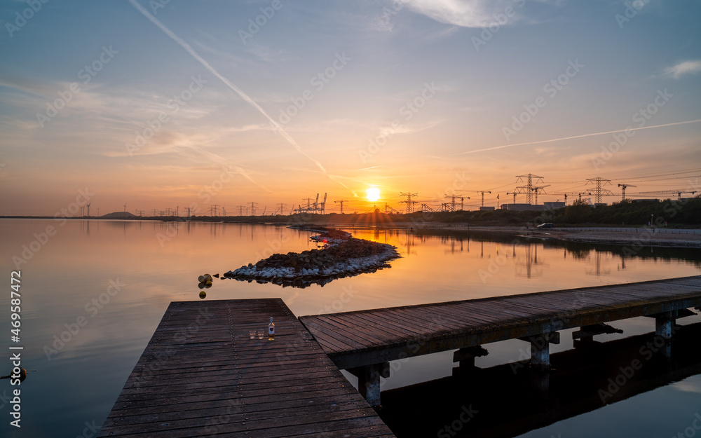 Sunset Oostvoorne, Netherlands