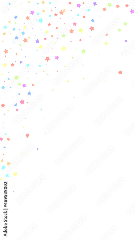 Festive great confetti. Celebration stars. Colorfu