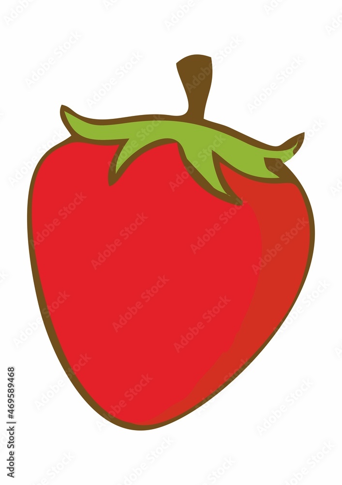 strawberry, delicious and healthy red fruit strawberry, delicious and healthy red fruit