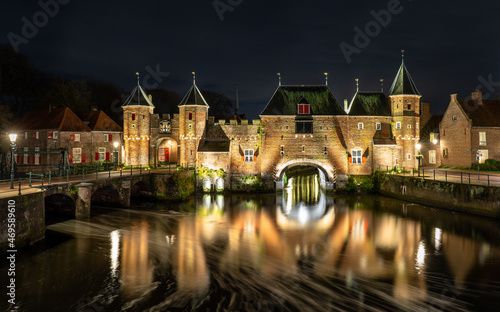The medieval Koppelpoort (gate) in Amersfoort, Netherlands photo