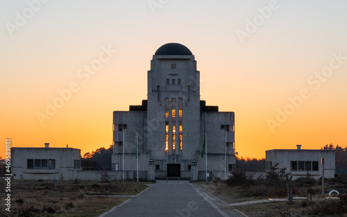 Radio Kootwijk during sunset photo