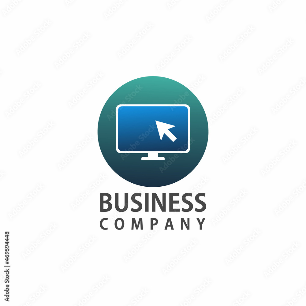 computer logo design vector, logos for technology company computer logo design vector, logos for technology company
