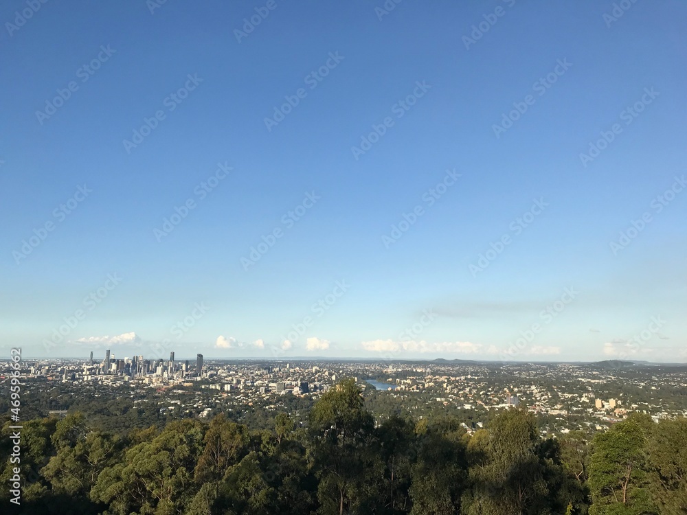 view of the city of Brisbane, Australia 