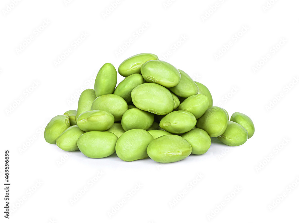 Edamame isolated on white background Edamame isolated on white background