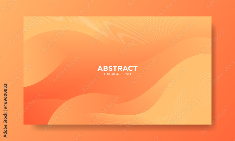 Abstract Orange waves geometric background. Modern background design. gradient color. Fluid shapes composition. Fit for presentation design. website, banners, wallpapers, brochure, posters Abstract Orange waves geometric background. Modern background design. gradient color. Fluid shapes composition. Fit for presentation design. website, banners, wallpapers, brochure, posters