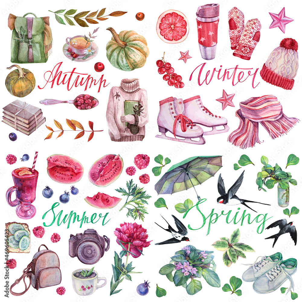 Summer Calendar Clipart