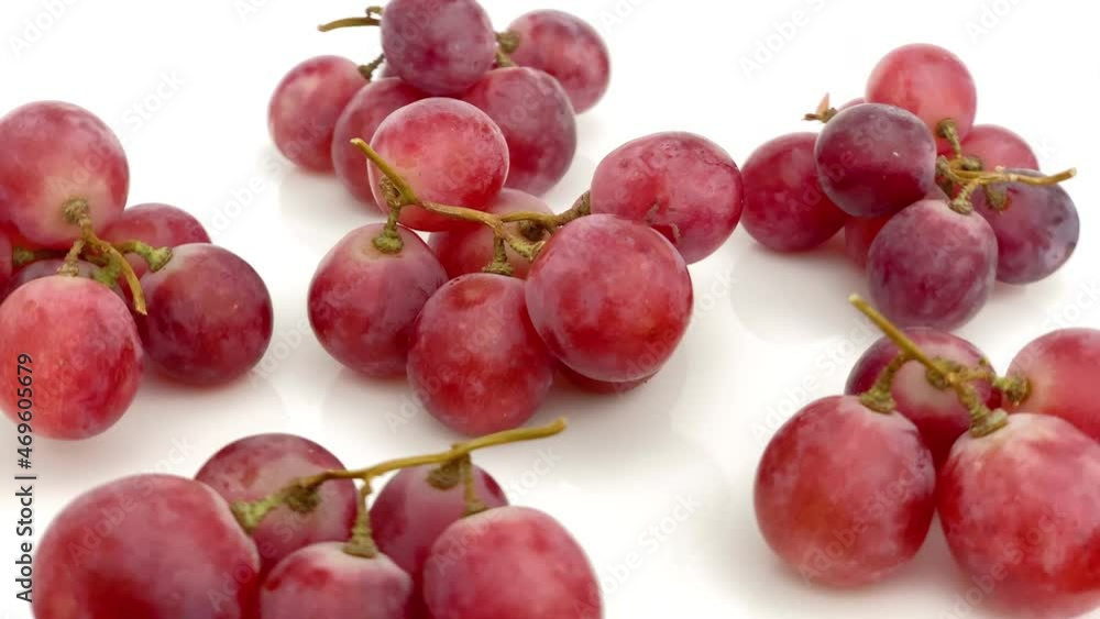 pink grape isolated on white background pink grape isolated on white background