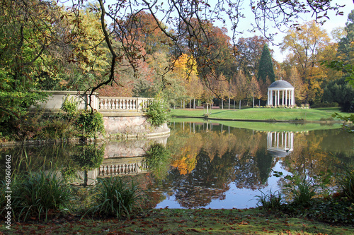 Obraz na płótnie Parc de l'orangerie located in Strasbourg Alsace France w salonie