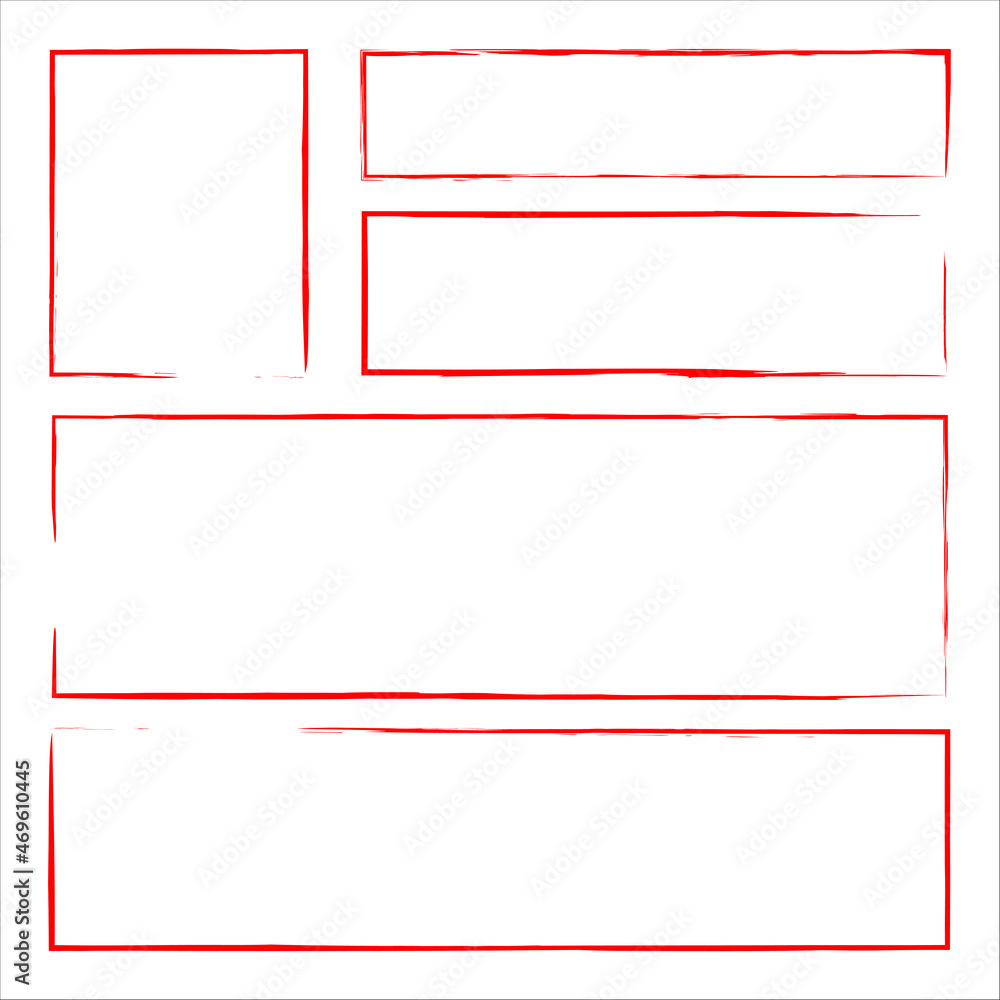 Red grunge icon set. Geometric figure. Ink abstract. Doodle concept. Art background. Vector illustration. Stock image. Red grunge icon set. Geometric figure. Ink abstract. Doodle concept. Art background. Vector illustration. Stock image.