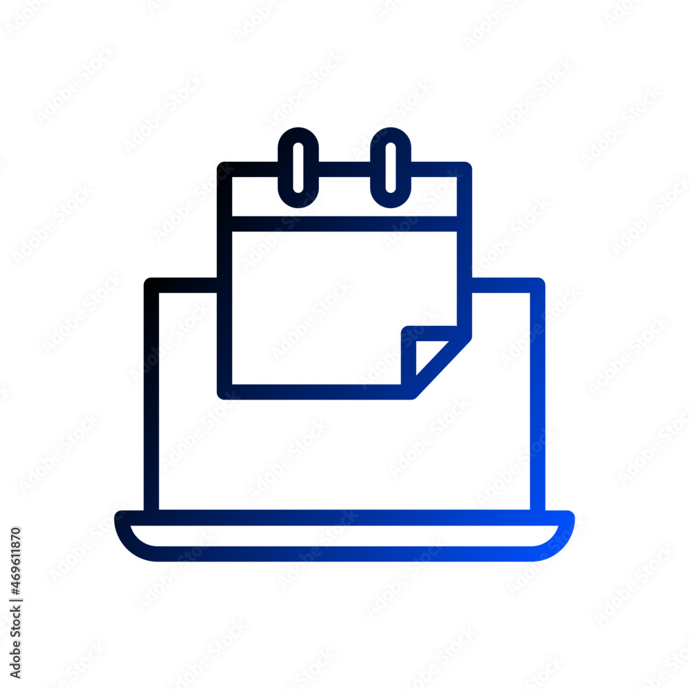 Online calendar icon
Online calendar icon