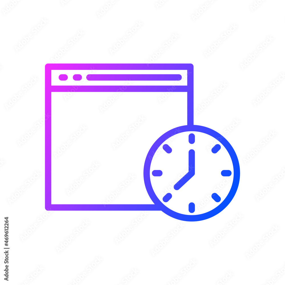 Internet timer icon Internet timer icon