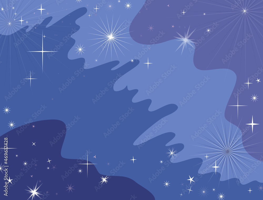 splash explosion of stars, blue background with stars, universe wallpaper