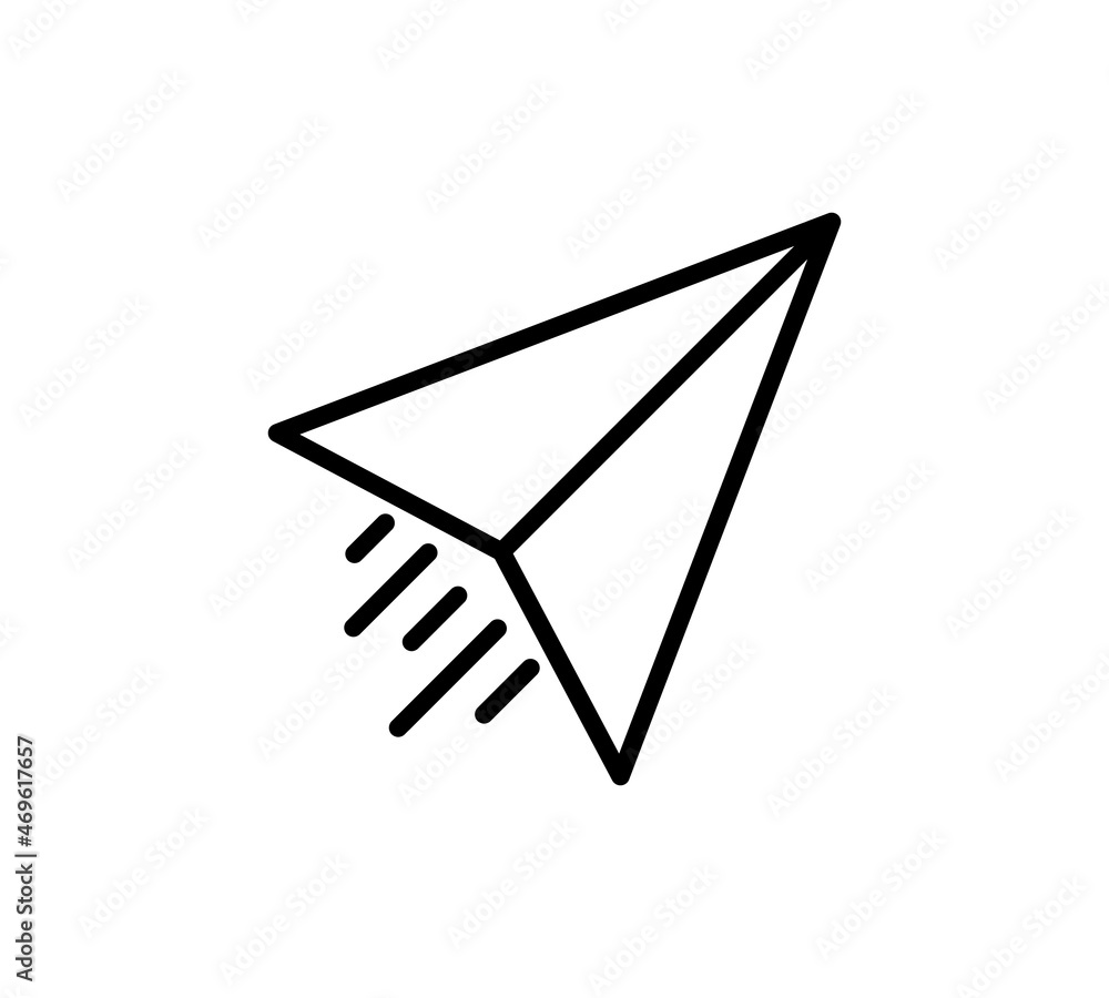 Message Icon. Logo Vector. Paper plane icon Message Icon. Logo Vector. Paper plane icon