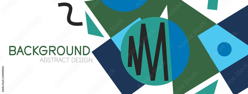 Abstract background. Blocks, lines, triangles, circles composition. Techno or business concept for wallpaper, banner, background, landing page Abstract background. Blocks, lines, triangles, circles composition. Techno or business concept for wallpaper, banner, background, landing page