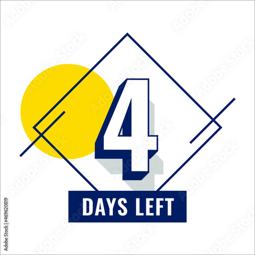 Number of days left badge