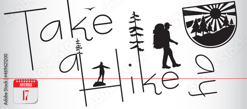 Card Take A Hike Day