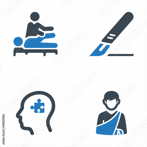 Medical Specialties Icon Set 5