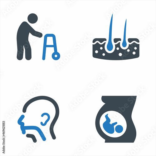 Medical Specialties Icon Set 5