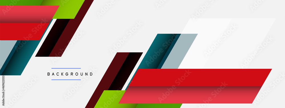 Obraz premium Background. Geometric diagonal square shapes and lines abstract composition. Vector illustration for wallpaper banner background or landing page