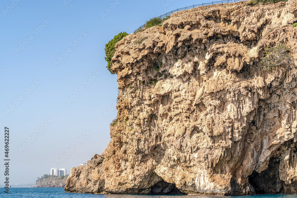 Fototapeta premium Antalya Coastal Cliff