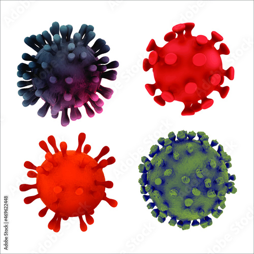 3d coronavirus cells epidemic pandemic
