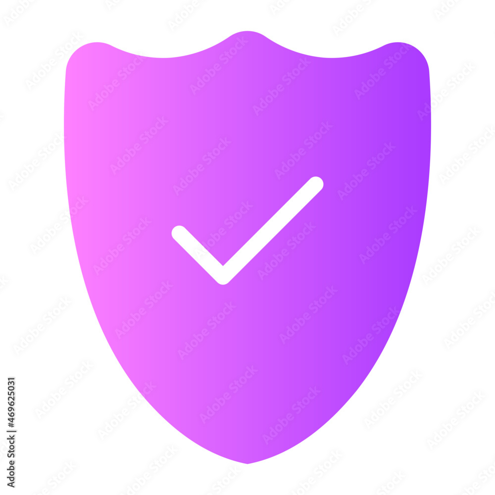 shield gradient icon shield gradient icon