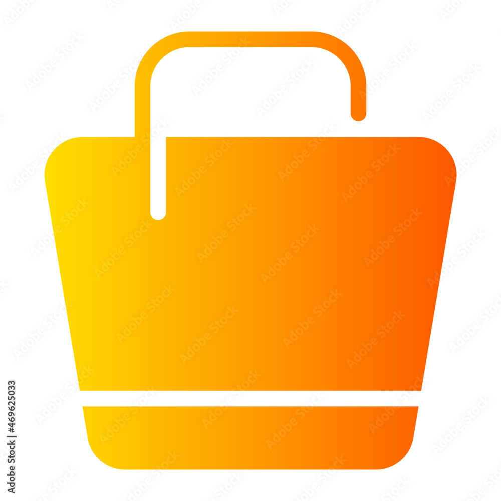 shopping bag gradient icon shopping bag gradient icon