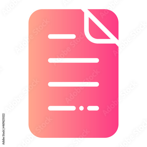 paper gradient icon