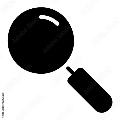 loupe glyph icon