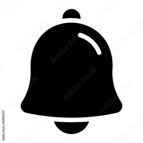 bell glyph icon