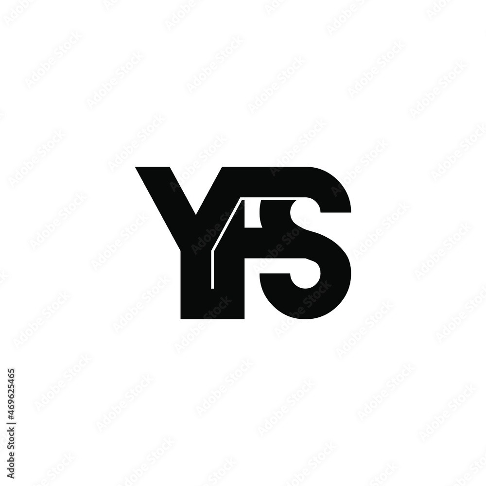 yfs initial letter monogram logo design