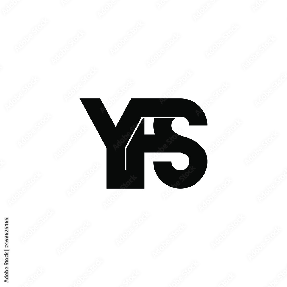 yfs initial letter monogram logo design yfs initial letter monogram logo design