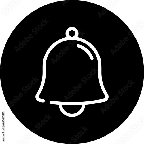 bell glyph icon