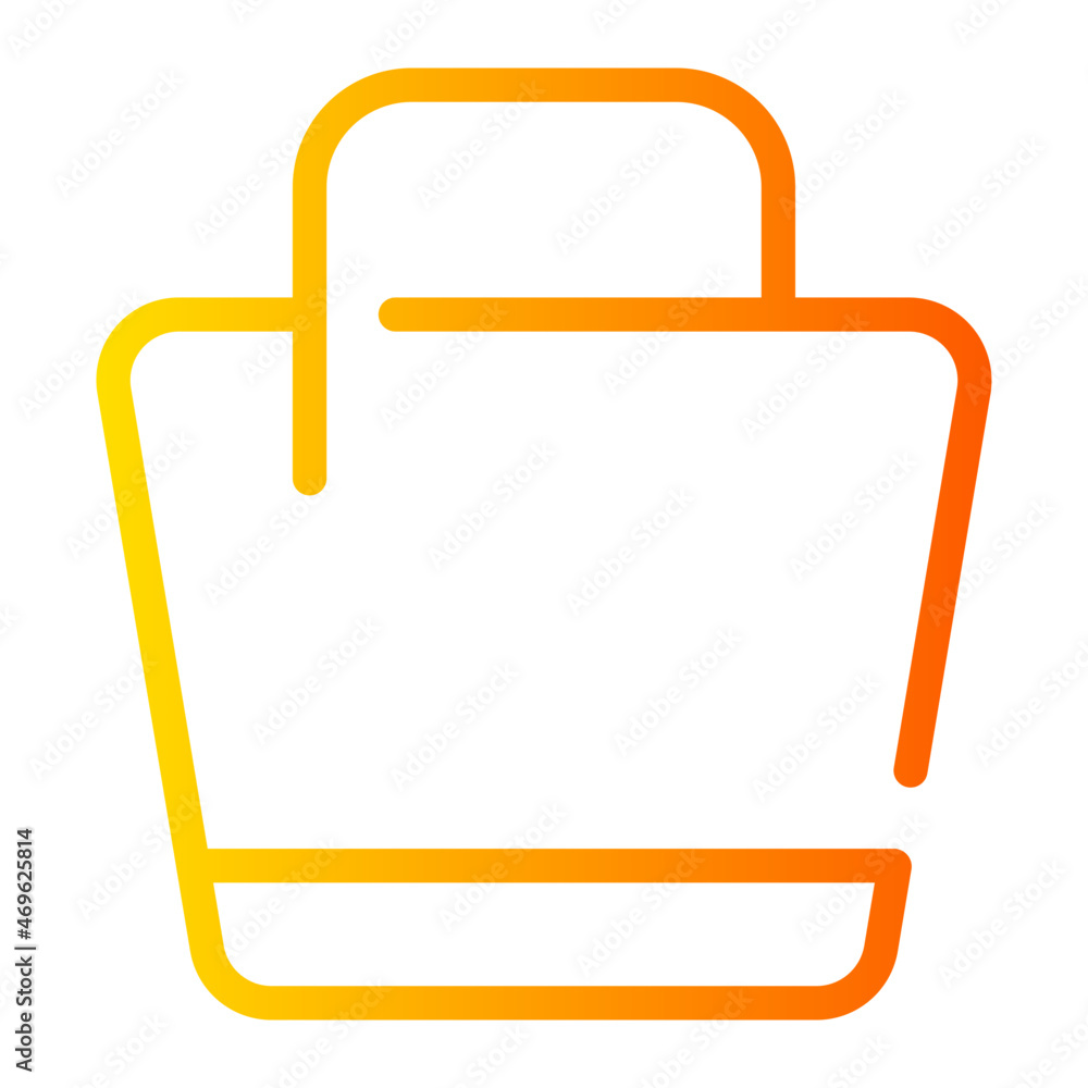 shopping bag gradient icon shopping bag gradient icon