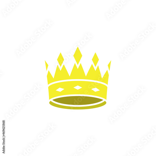 crown icon design template vector isolated illustration