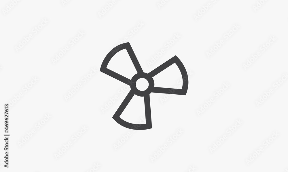 line icon hazard isolated on white background. line icon hazard isolated on white background.