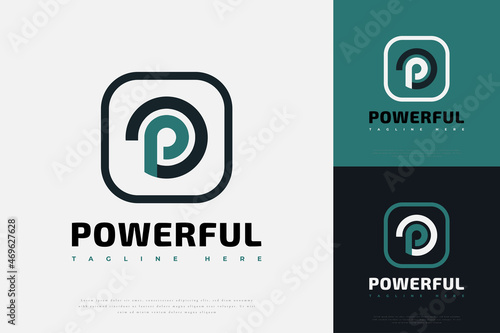 Initial Letter P and O Logo Design with Modern and Abstract Concept. PO or OP Monogram Logo, Icon for Business and Technology