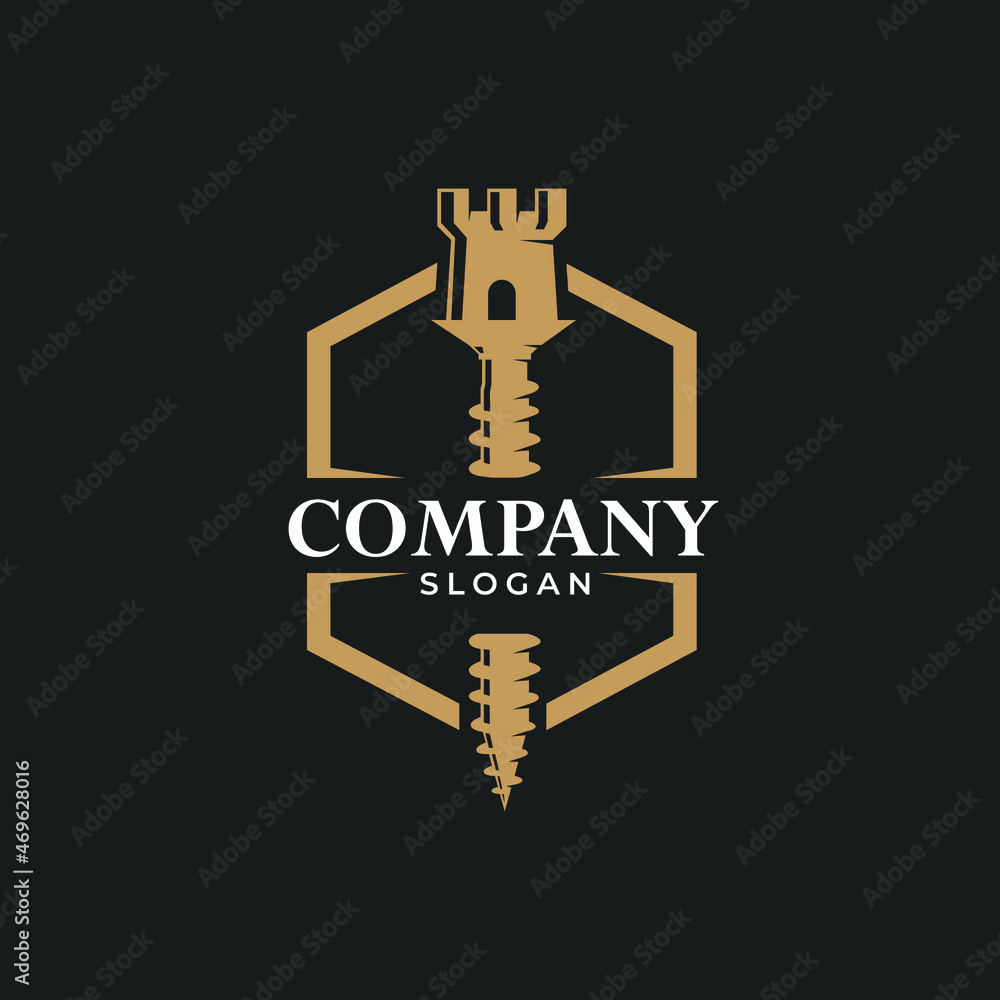 Screw logo inspiration Screw logo inspiration