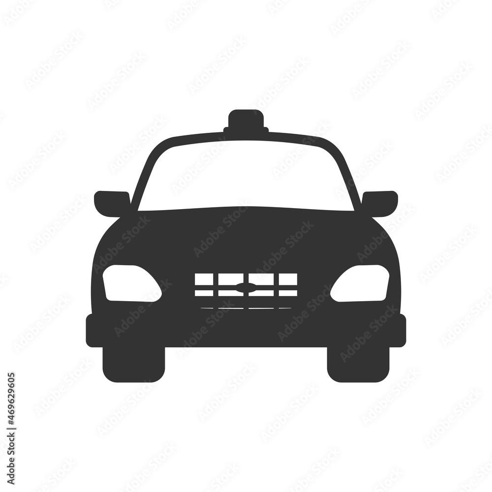 police car icon design template vector isolated illustration police car icon design template vector isolated illustration
