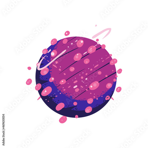 violet planet design