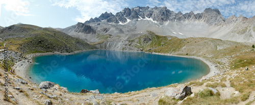 panorama of lake St. Anne, France